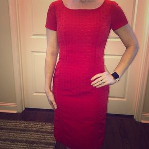 Red bubble dress